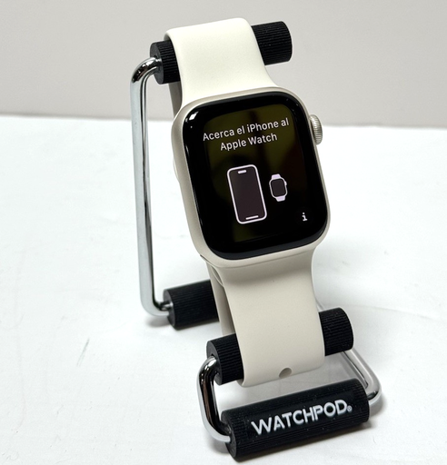[10139-1] Apple Watch Series 9 41mm Alum Case, Sport Band Starlight GPS/LTE-Excellent