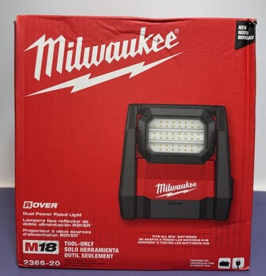[10958-4] Milwaukee 2366-20 M18 ROVER Dual Power Flood Light (Tool Only)