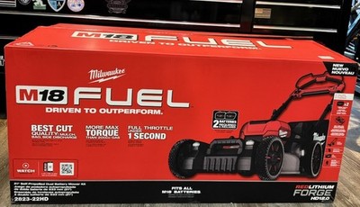 [10958-1] Milwaukee Tool 2823-22Hd M18 Fuel 21 In. Self-Propelled Dual Battery Mower Kit