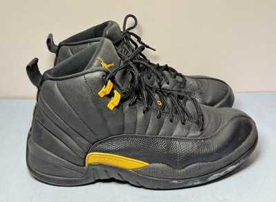 [10940-1] Nike Air Jordan 12 Retro Black Taxi Yellow CT8013-071 US MEN'S SIZE 11.5