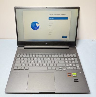 [11006-1] HP Victus 16.1" RTX 4070 8845HS 32GB RAM 1TB SSD 16-S1023DX, 100% battery