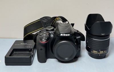 [10997-1] Nikon D3400 24.2MP DSLR Camera w/AF-P DX VR 18-55mm Lens *8546* Shutter Count