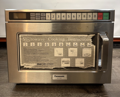 [FRB] Panasonic NE-17521 Commercial Microwave Oven 1700 Watts Food Service VGC- TESTED