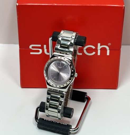 [6803-1] SWATCH Irony Swiss Pinkaround YSL455G-SR626SW-Brand New