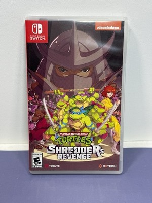 [frb] Teenage Mutant Ninja Turtles Shredder's Revenge Nintendo Switch CIB W/ Artbook