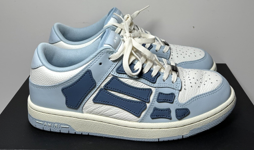 [11125-1] AMIRI Skel Top Low Blue Size 40 EU, US 7 - SS23MFS005