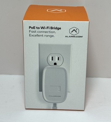 [11283-5] ALARM.COM ADC-W110 PoE to WiFi Bridge -Brand New