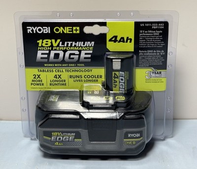 [11287-4] Ryobi One+ 18V Lithium High Performance Edge 4Ah Battery PBP1104 NEW
