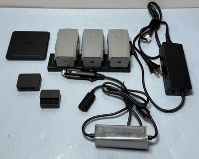 [11301-2] DJI Mavic Air 2 Battery Charging Kit 3 Batteries Hub Car Charger OEM